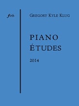 Piano Etudes piano sheet music cover